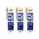 Ver imagem 1 de Kit C/3 Selantes Poliuretano Pu40 Construção 400g Mundial Prime