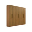 Ver imagem 3 de Guarda Roupa Roupeiro Leblon 6 Portas Cinamomo - D'doro