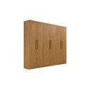 Ver imagem 1 de Guarda Roupa Roupeiro Leblon 6 Portas Cinamomo - D'doro