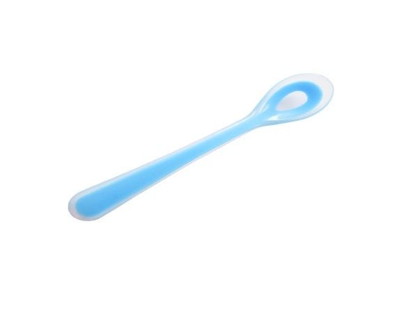 Kit 2 colheres de silicone - Kababy:Azul - 4