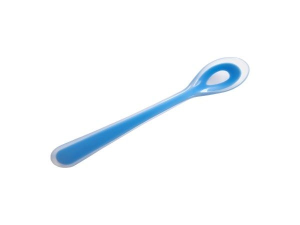 Kit 2 colheres de silicone - Kababy:Azul - 2