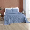 Ver imagem 3 de Cobre Leito Queen Cherry Laise Micropercal 200fios 3pç Azul
