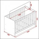 Ver imagem 3 de Berço Mini Cama com Suporte Mosquiteiro Rodial
