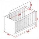 Ver imagem 3 de Berço Mini Cama com Suporte Mosquiteiro Rodial