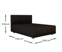 Ver imagem 3 de Cama Box Pet Para Cachorro E Gato 82X60X39:Preto