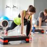 Step Aeróbico Plataforma de Exercícios Regulável em Altura, Ideal para Academia, Treinos Funcionais  - 4