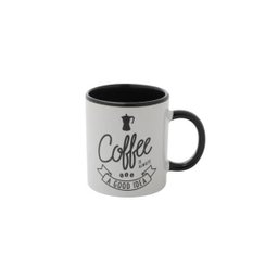 MINI CANECA PORCELANA COFFEE IS A GOOD IDEA 6,7x7,3 140 ml - 2