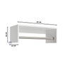 kit 4 uni Cabideiros Arara Roupas Prateleira Parede Closet AJL Super Oferta Cabides suspensos - 6