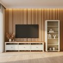 Ver imagem 1 de Conjunto 2 Peças 1 Rack 210cm e 1 Estante em Madeira Maciça Ananda CabeCasa MadeiraOriginals