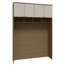 Ver imagem 1 de Guarda Roupa Modulado Ponte 163cm 04 Portas 245cm Alt Setiba