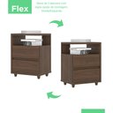 Ver imagem 4 de Mesa de Cabeceira 2 Gavetas Nora Casa 812