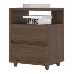 Mesa de Cabeceira 2 Gavetas Nora Casa 812 - 3