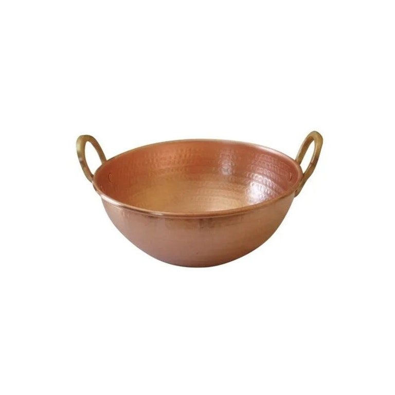Tacho De Cobre Puro De 100 Litros 74cm Diâmetro