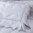 Ver imagem 3 de Colcha King 400 Fios Libélula - Marken Fassi Cinza