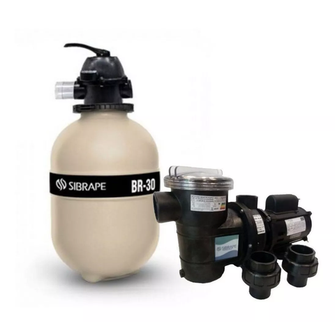 Conjunto Filtro e Motobomba 1/3cv Br30 Sibrape