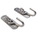 Ver imagem 5 de Kit Com 2 Ganchos Reforçados Para Rede C/ Parafusos E Buchas