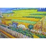 Quadro Pintura Tela ceifador campo trigo sol van gogh 5559: 110cm (A) x 160cm (L) - 4