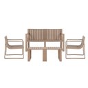 Ver imagem 1 de Conjunto 2 Poltronas, 1 Sofá 2 Lug e 2 Mesas Área Externa Verte Eco Rivatti Fibra Natural Café