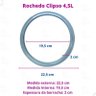 Borracha de Silicone Panela de Pressão Rochedo Clipso 4,5 L - 3