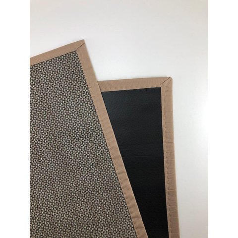 Kit 1 Tapete Pratik 45x120 e 1 Tapete Pratik 45x75 Areia - Jolitex