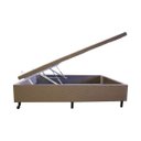 Ver imagem 1 de Base Box Casal 47x138x188cm com Baú Sued 