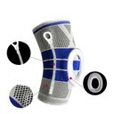 Ver imagem 7 de Joelheira de Compressao Gel Silicone Suporte Esporte Joelho Articulaçao Futebol Corrida Exercicio