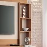 Painel Home Livelo Nature Off White Banana Bit HB Móveis Painel para TV - 2