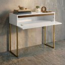 Ver imagem 2 de Aparador Industrial Branco com Porta Basculante