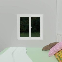 Janela de Correr Pvc 2 Folhas com Vidro Hauskin Wigga 100x100cm - 2