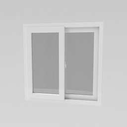 Janela de Correr Pvc 2 Folhas com Vidro Hauskin Wigga 100x100cm - 4