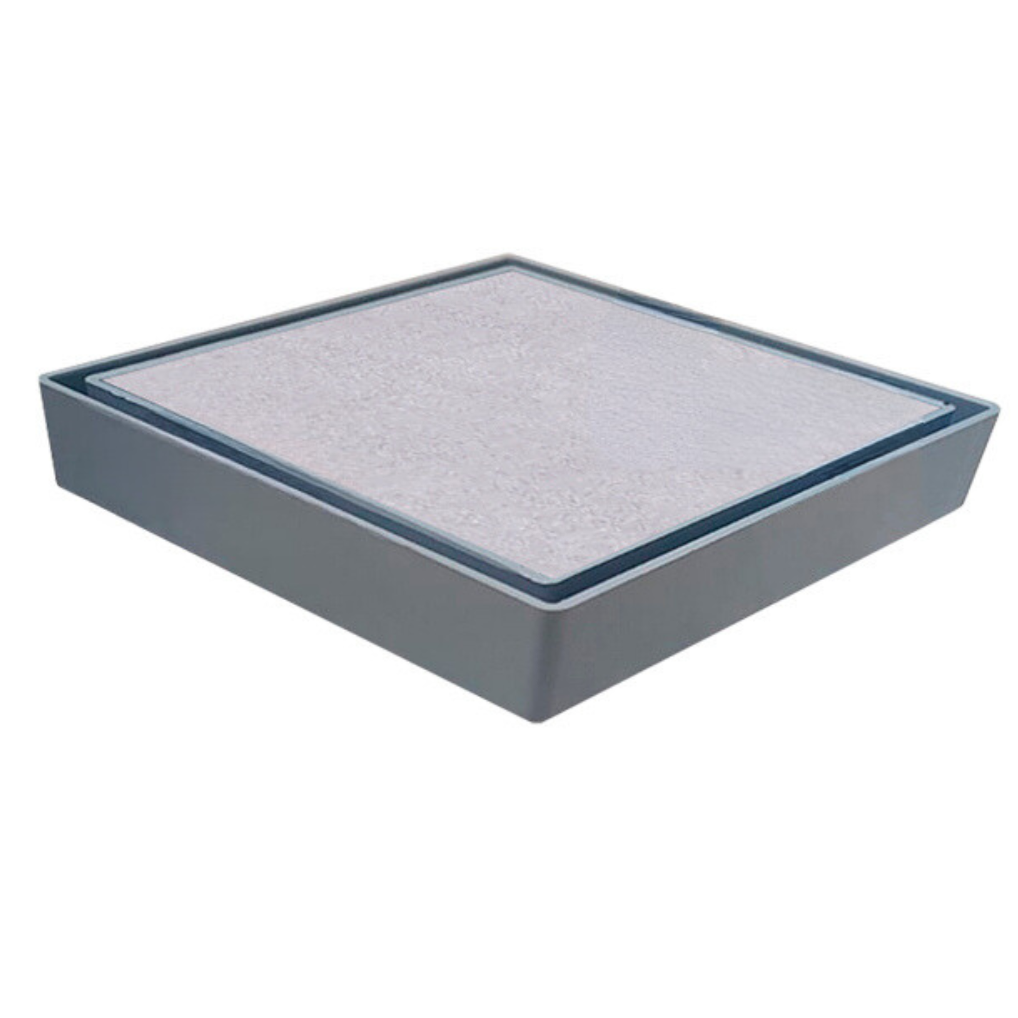 Ralo Invisível 15x15 Banheiro Drena Box Oculto para Tubo de 4 ou 6 Polegadas Cola Piso Porcelanato:c - 1