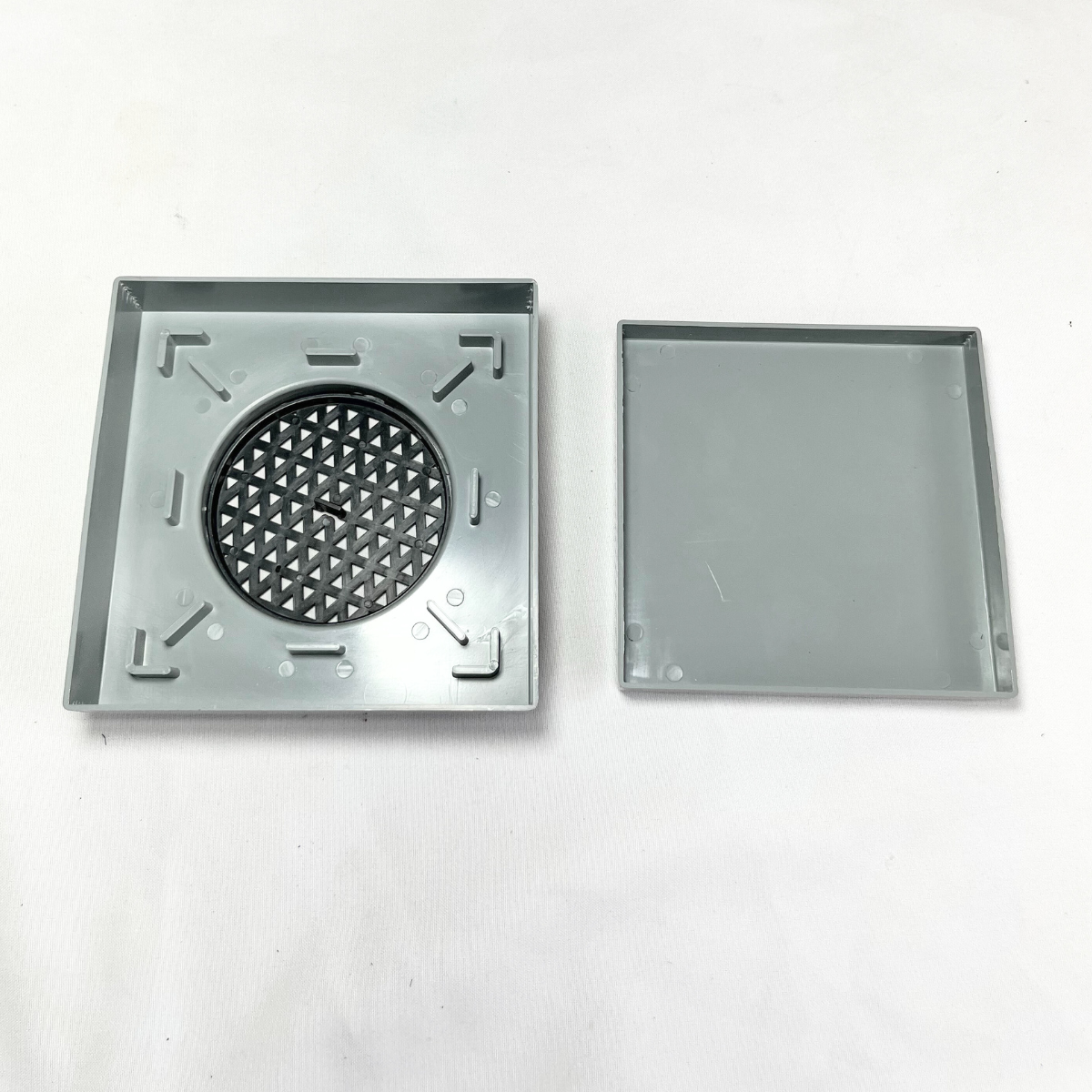 Ralo Invisível 15x15 Banheiro Drena Box Oculto para Tubo de 4 ou 6 Polegadas Cola Piso Porcelanato:c - 8