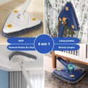 Ver imagem 2 de Mop Triangular Giratório 360: Esfregão Limpeza +1 Refil