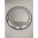 Ver imagem 4 de Espelho Led Frio Adnet 60cm Moldura Marrom Sem Alça