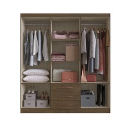 Guarda-roupa Casal 6 Portas Paris 2006 Móveis Doripel - 3