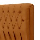Ver imagem 5 de Cabeceira Cama Queen Estofada 1,60 - Inca Veludo Terracota