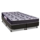 Ver imagem 1 de Cama Box Queen: Colchão Espuma D33 Luckspuma Supreme + Base CRC Suede Black(158x198)