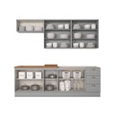 Ver imagem 3 de Cozinha Compacta Com Balcão Para Cooktop 6 Peças Amy Casa 812