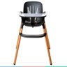 Cadeira de Alimentação Refeição Para Bebê Com Bandeja e Cinto Poke Burigotto - Preta - 6