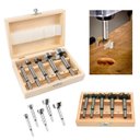 Ver imagem 1 de Jogo de Fresas Forstner para Madeira 10 a 35MM com 5 Peças