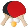 Kit Conjunto Ping Pong Tênis De Mesa Raquetes Bolinhas Rede - 2