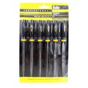 Ver imagem 3 de Kit Jogo De Lima Agulha 6 Peças Com Cabo Emborrachado