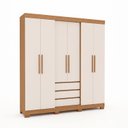 Ver imagem 4 de Guarda-Roupa Grande Casal 6 Portas e 3 Gavetas Square