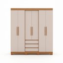 Ver imagem 2 de Guarda-Roupa Grande Casal 6 Portas e 3 Gavetas Square