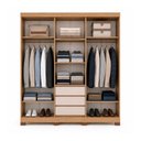 Ver imagem 5 de Guarda-Roupa Grande Casal 6 Portas e 3 Gavetas Square