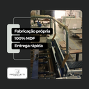 Ver imagem 5 de Mesinha Lateral para Sofá, Mesa Apoio, Mesa Auxiliar Sofá, Mesinha de Sofá Branco e Amadeirado Escur