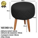 Ver imagem 7 de Kit Recepção 2 Poltronas 1 Namoradeira com Puff Resistente para Sala de Espera Decor Tecido Veludo