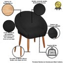 Ver imagem 4 de Kit Recepção 2 Poltronas 1 Namoradeira com Puff Resistente para Sala de Espera Decor Tecido Veludo