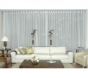 Ver imagem 1 de Cortina Voil Branco Sala Quarto 6,00x2,80 Ilhós Cromado