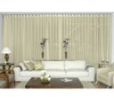 Ver imagem 1 de Cortina Voil Perola Sala Quarto 6,00x2,80 Ilhós Cromado